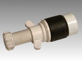 Пластиковая заглушка полая 1,5" 31 mm