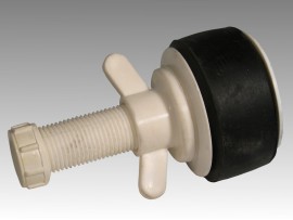 Пластиковая заглушка полая 2,5" 63 mm