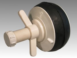 Пластиковая заглушка полая 4" 100 mm