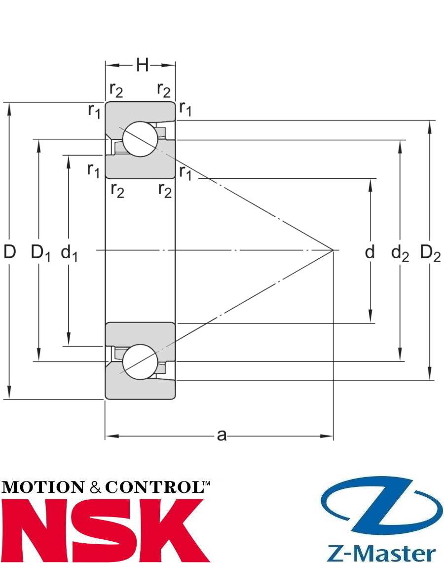 Подшипник NSK 15TAC47CSUHPN7C