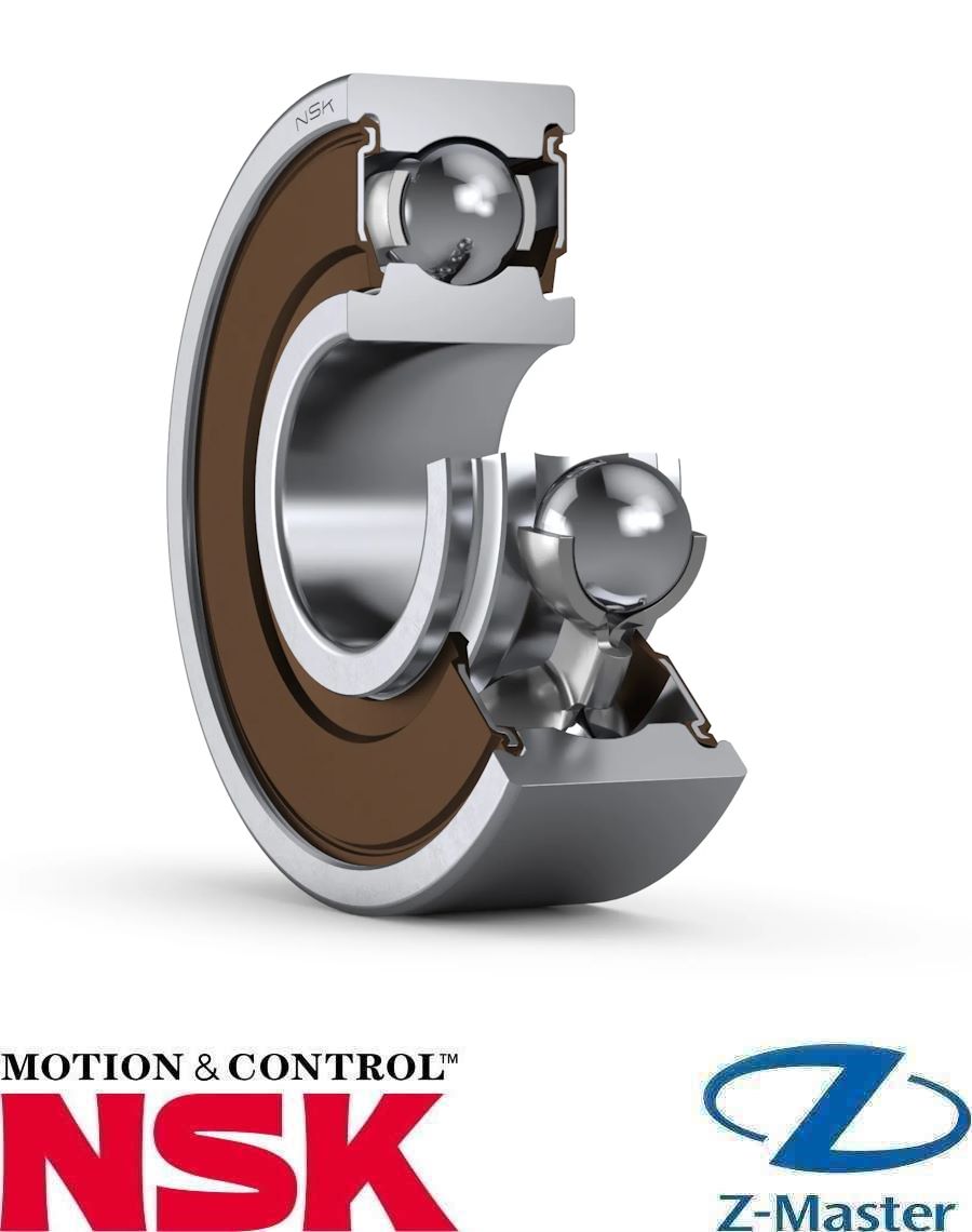 Подшипник NSK 626DDMC3 — миниатюрный радиальный шариковый 2RS MC3, 6×19×6 мм