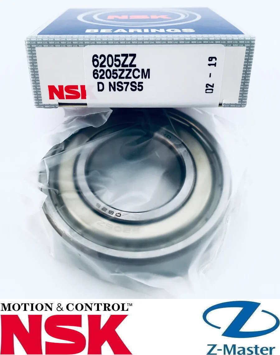 Радиальный шариковый подшипник 6205ZZC3E NSK 25×52×15, ZZ C3