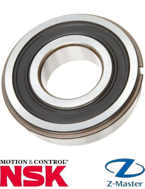 Радиальный шариковый подшипник 6304DDUNR NSK 20×52×15, 2RS + NR