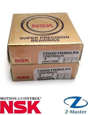 NSK 7203CTRDULP3 комплект шпиндельных P3 (17×40×12)