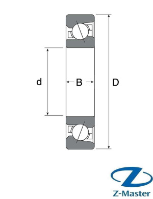 Nachi 7006CYDU/GMFLP4 комплект шпиндельных P4 (30×55×13)
