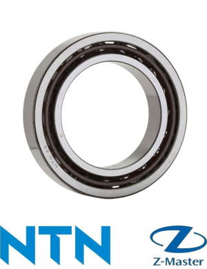 Шпиндельный радиально‑упорный подшипник P4 NTN 7913UCG/GNP42U3G (65×90×13), 15°, GN