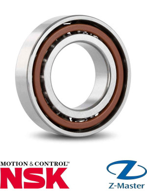 Шпиндельный радиально‑упорный подшипник P4 NSK 7207CTYNSULP4 (35×72×17), 15°, L