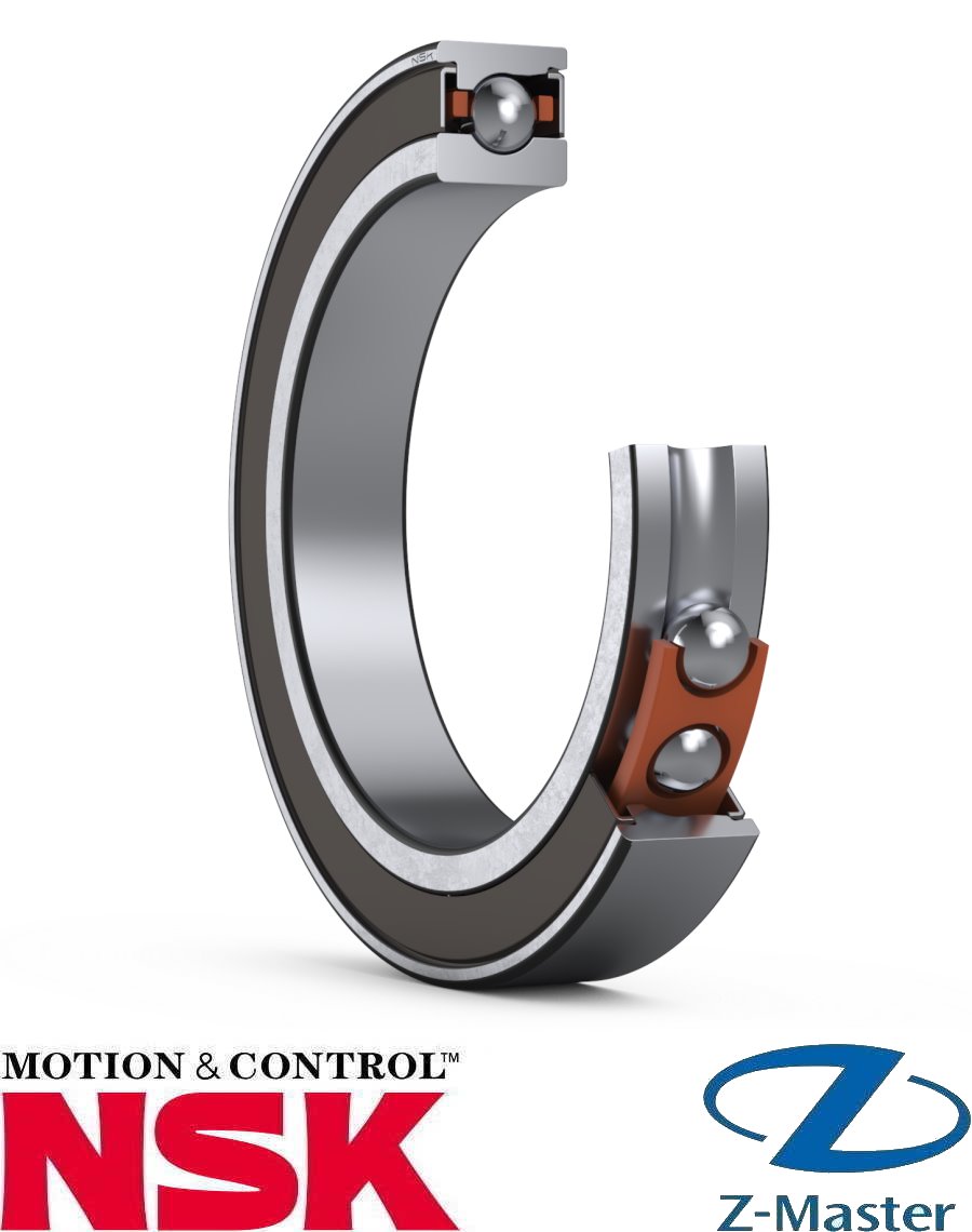 Шпиндельный подшипник с уплотнением V1V NSK 7910CTRV1VSULP3, P4, 50×72×12, 15°, L