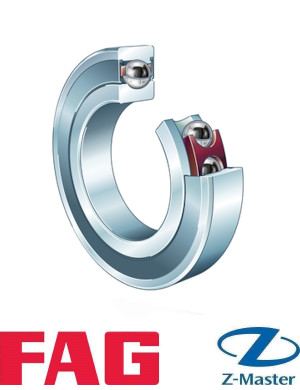 Шпиндельный подшипник с уплотнениями P4S FAG B71911-E-2RSD-T-P4S-UL (55×80×13), 25°, UL