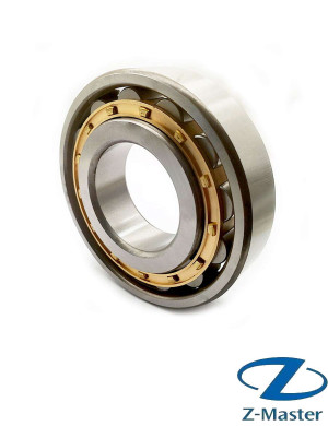 Цилиндрический роликоподшипник N317EM Rollway-bv (85×180×41), латунный сепаратор M