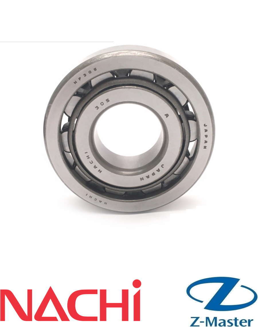 Цилиндрический роликоподшипник NF305 Nachi (25×62×17)